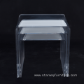 Modern Home Furniture Clear End Acrylic Coffee Table